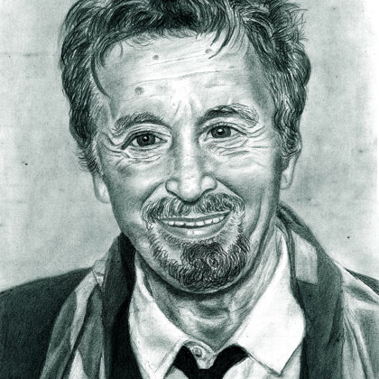 Al Pachino Szén és grafit ceruza 420x297mm