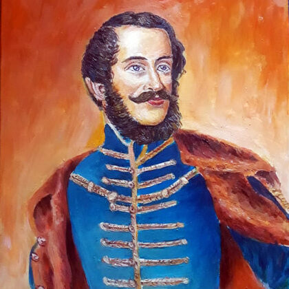 Kossuth Lajos olaj-vászon 50x40cm egyedi rendelésre készült