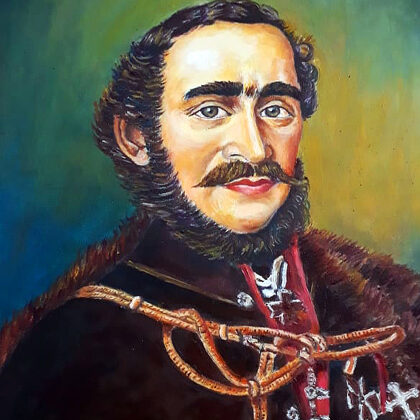 Széchenyi István portréja olaj-vászon 50x40cm egyedi rendelésre készült