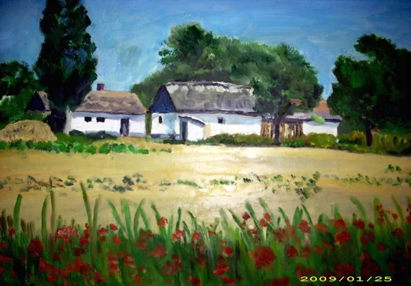 Tanya délben olaj-farost elkelt