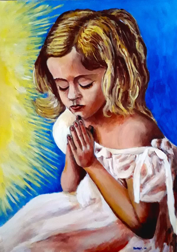 Alázat. Akril-vászon 50x70cm pályázatra készült