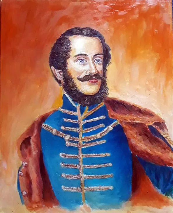 Kossuth Lajos olaj-vászon 50x40cm egyedi rendelésre készült