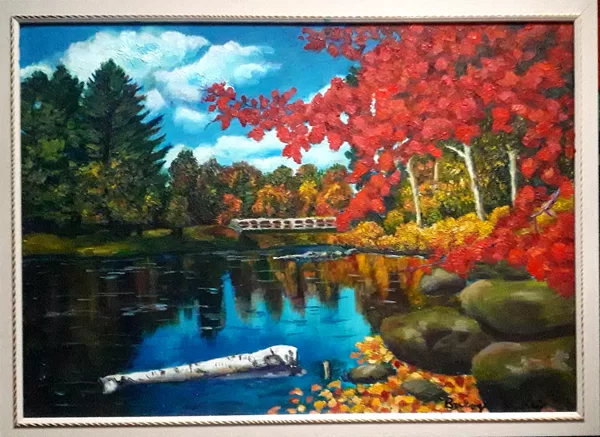 Őszi ragyogás Olaj-vászon 50x70cm megvásárolható